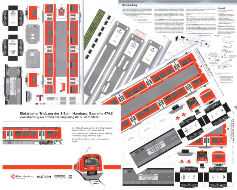 Bastelbogen 474 104 – Verein Historische S-Bahn Hamburg e.V.