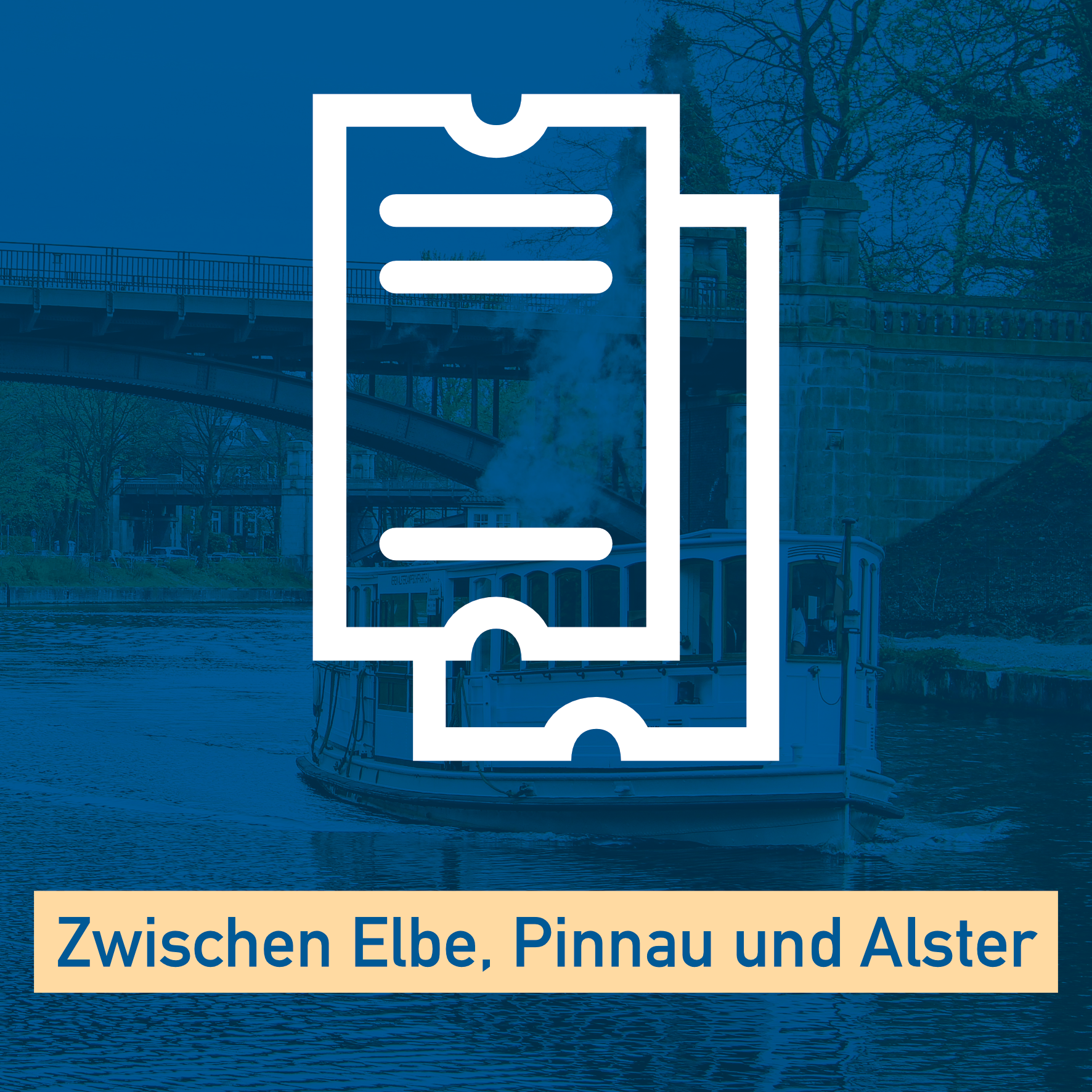 Fahrkarte für die Kombifahrt "Zwischen Elbe, Pinnau & Alster" 2026